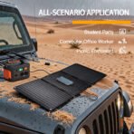30W Three-Fold Foldable Solar Blanket - 图片 2