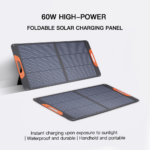 60W Two-Fold Foldable Solar Blanket