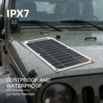 300×140mm Semi-Flexible PET Solar Panel - 图片 9